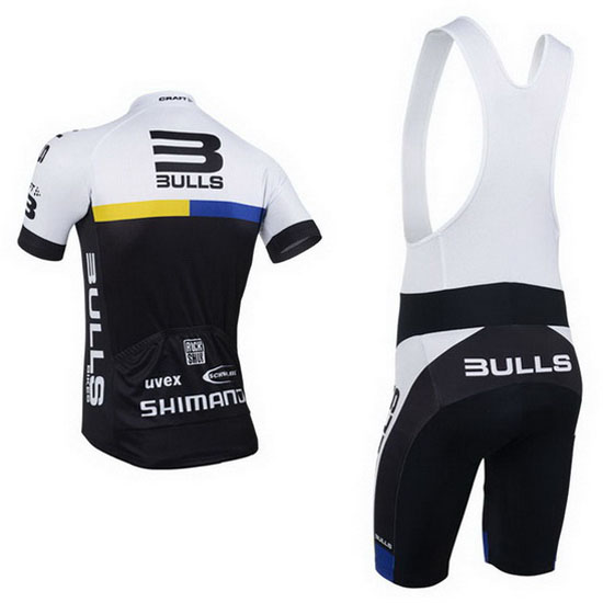 2013 Maillot Bulls Tirantes Mangas Cortas Negro Y Blanco